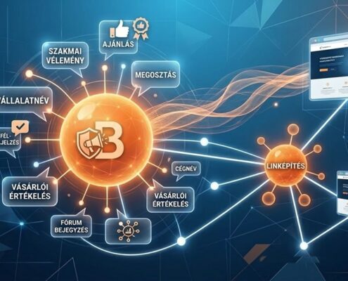 Digitális márkaemlítések és linképítés hálózata ikonokkal – Várkanyar SEO tippek